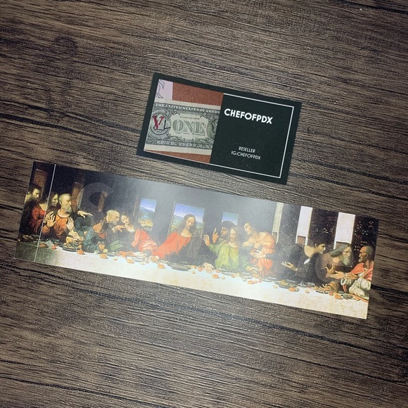 supreme last supper sticker